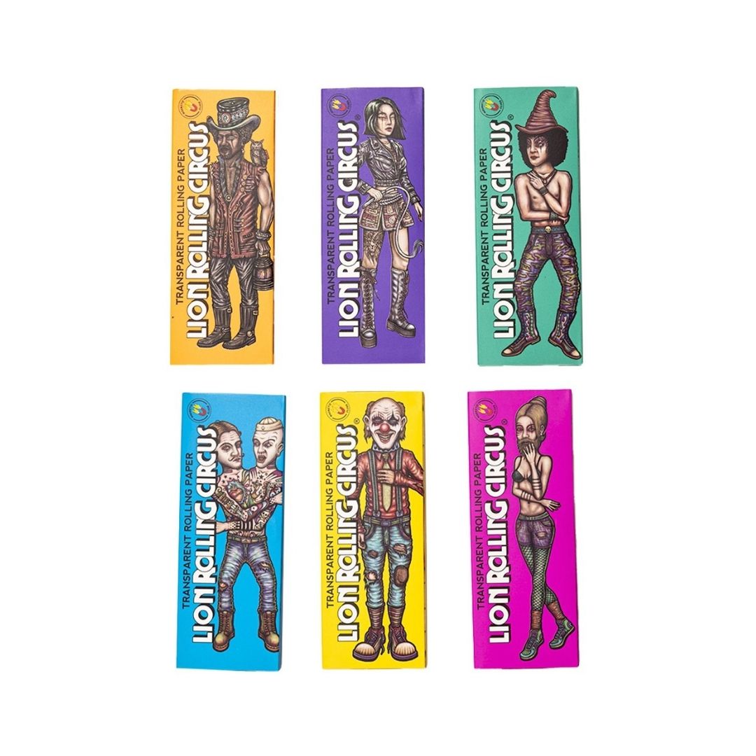 Papel Celulosa King Size x 50u. Lion Rolling Circus